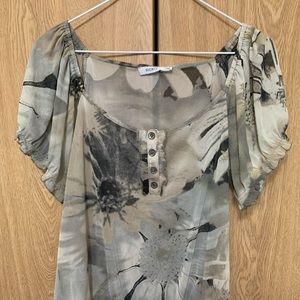 Sheer blouse